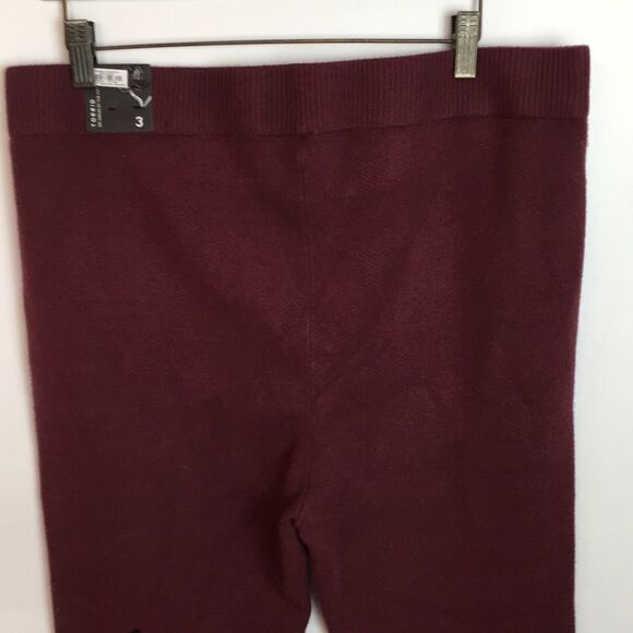 NWT Torrid Full Length Signature Waist Sweater Maroon Leggings Joggers Sz 3 - Picture 7 of 16